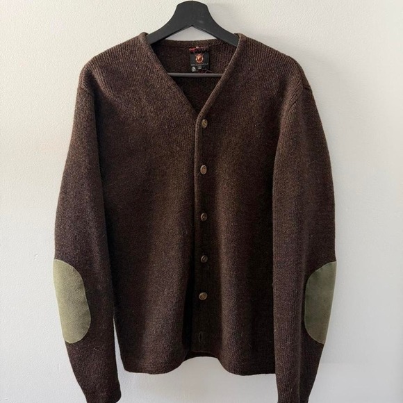 Original Penguin Other - Vintage 60s SKM Penguin Wool Cardigan Sweater Brown XL Seattle Knitting Mills
